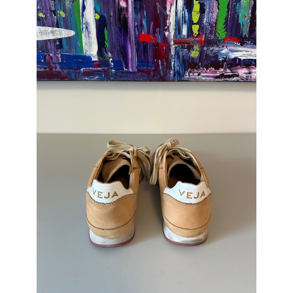 Veja‎ V-10 Suede Sneakers in Camel | Size 6 - Picture 3 of 6